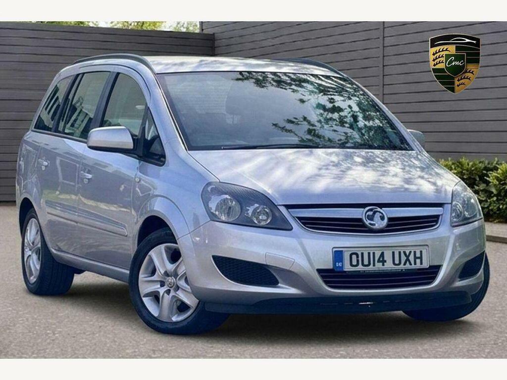 Vauxhall Zafira Mpv 1.8 16V Exclusiv Euro 5 201414 Silver