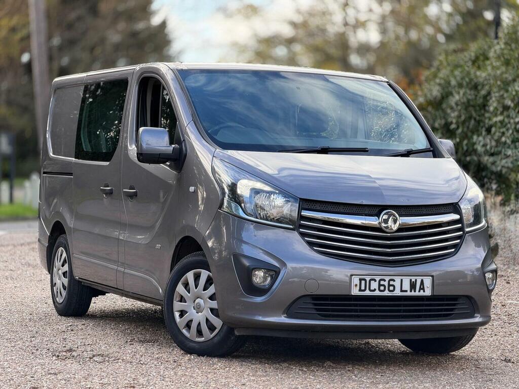 Vauxhall Vivaro Combi Van 1.6 Cdti 2900 Biturbo Sportive Crew Van Grey