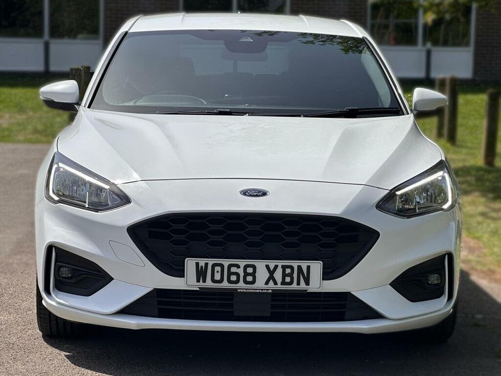 Ford Focus Hatchback 1.5T Ecoboost St-line Euro 6 Ss WO68XBN White #2
