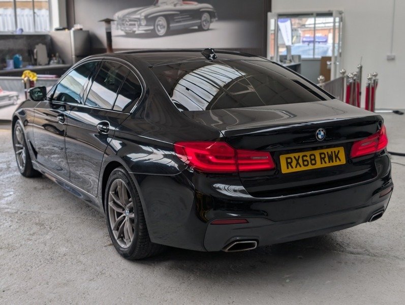 BMW 5 Series 520D M Sport RX68RWK Black #5