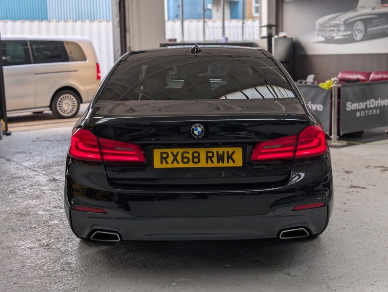 BMW 5 Series 520D M Sport RX68RWK Black #6