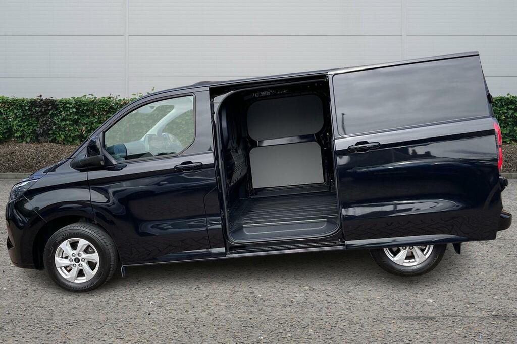 Ford Transit Custom 100Kw 65Kwh H1 Van Limited LX75ENN Black #3