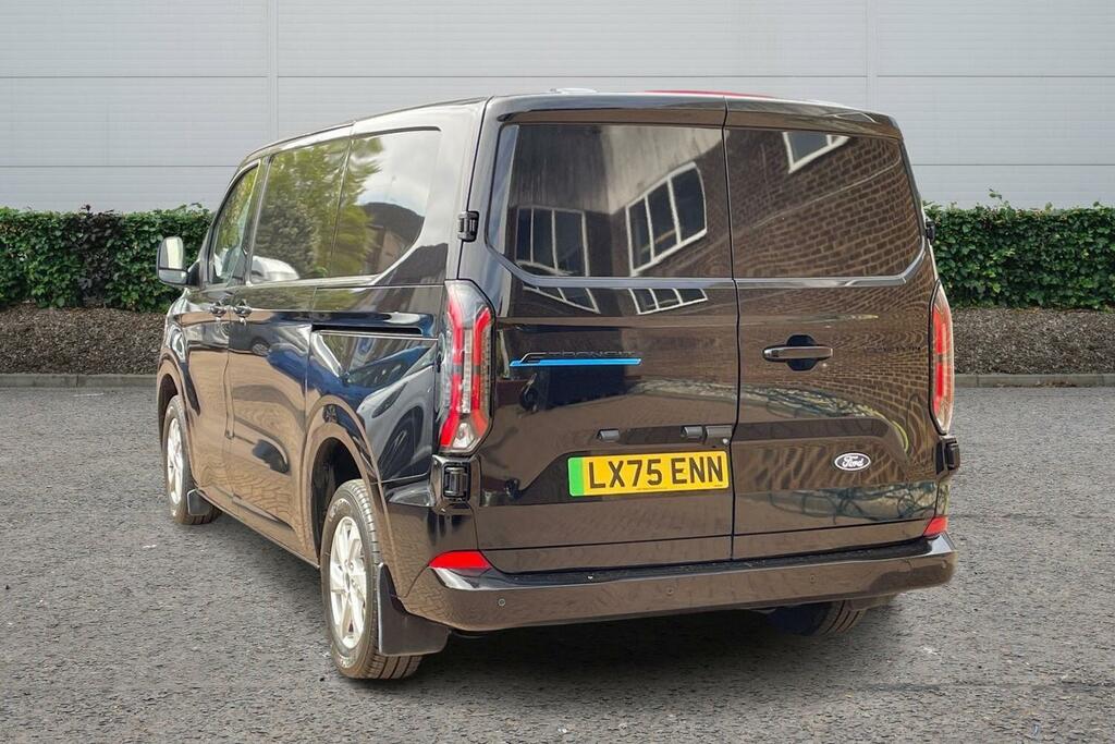 Ford Transit Custom 100Kw 65Kwh H1 Van Limited LX75ENN Black #2