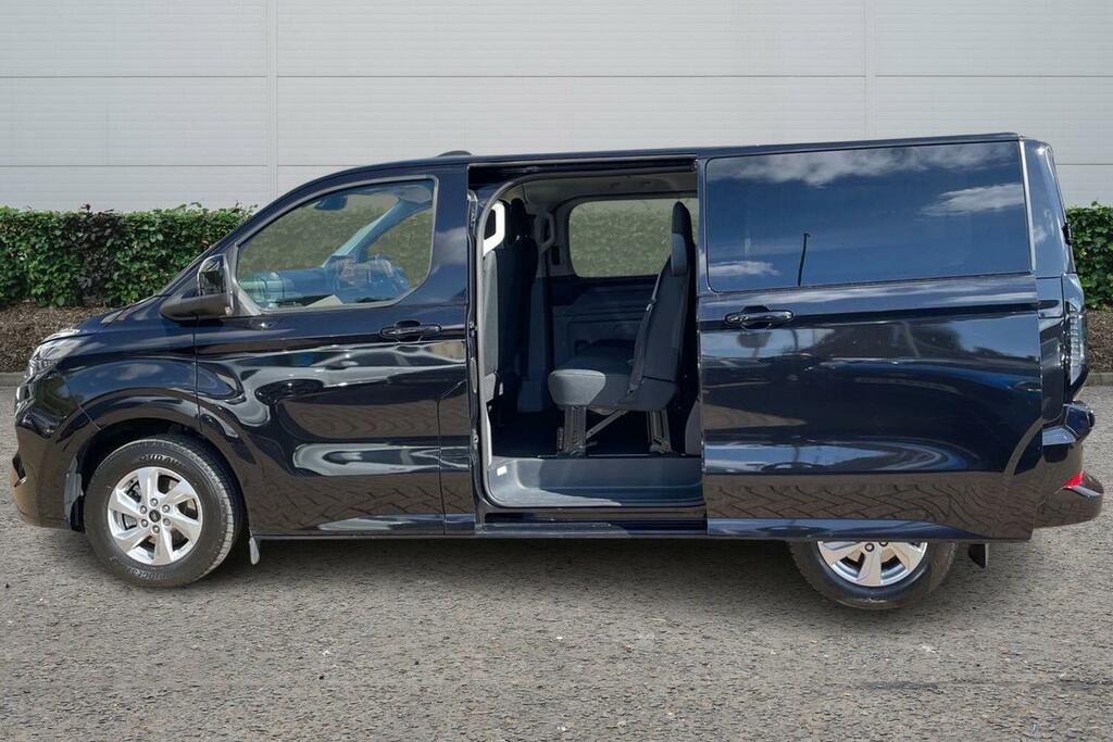 Ford Transit Custom 2.0 Ecoblue 136Ps H1 Double Cab Van Limited WN75GAU Black #3