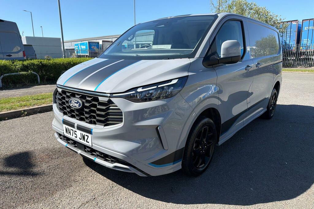 Ford Transit Custom 2.0 Ecoblue 170Ps H1 Van Sport WN75JWZ Grey #3