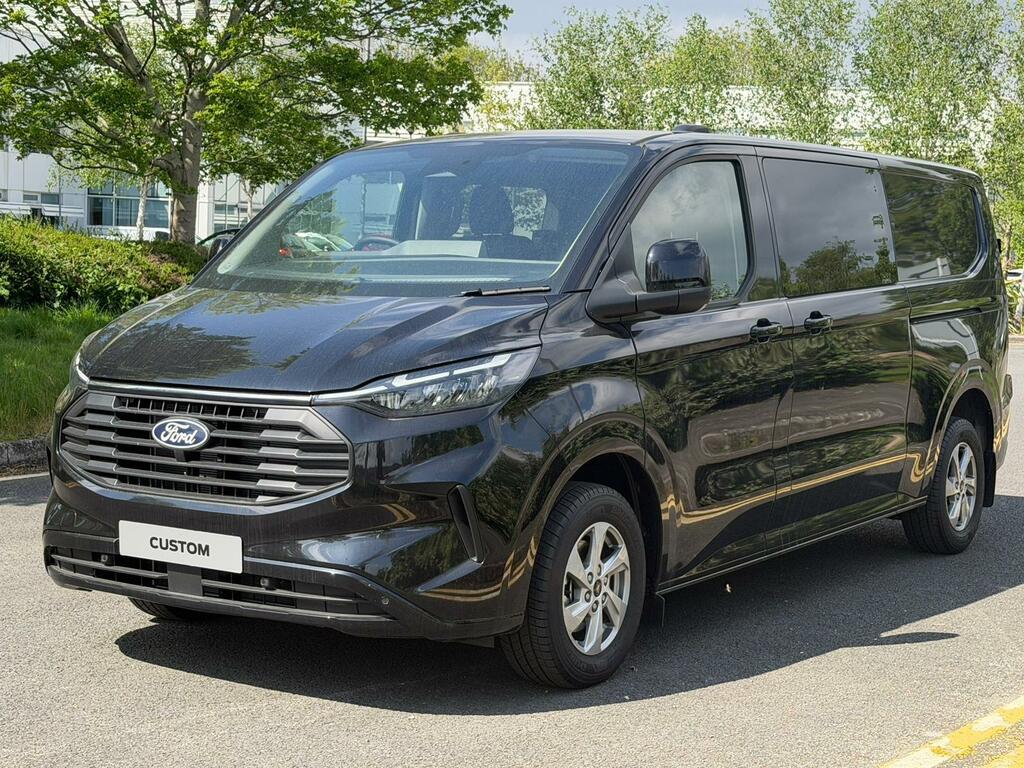 Ford Transit Custom 2.0 320 Ecoblue Limited Crew Van L2 H1 Euro 6 Black #3