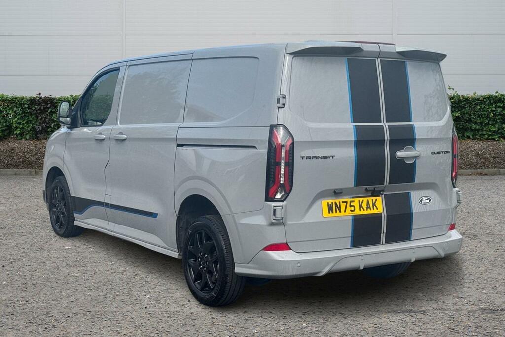 Ford Transit Custom 2.0 Ecoblue 170Ps H1 Van Sport WN75KAK Grey #4