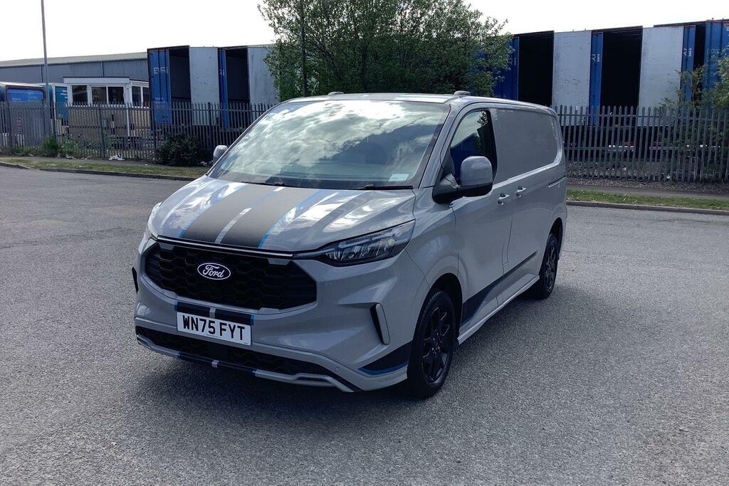 Ford Transit Custom 2.0 Ecoblue 170Ps H1 Van Sport WN75FYT Grey #3