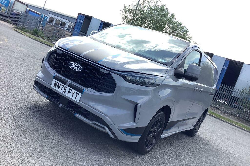 Ford Transit Custom 2.0 Ecoblue 170Ps H1 Van Sport WN75FYT Grey #6