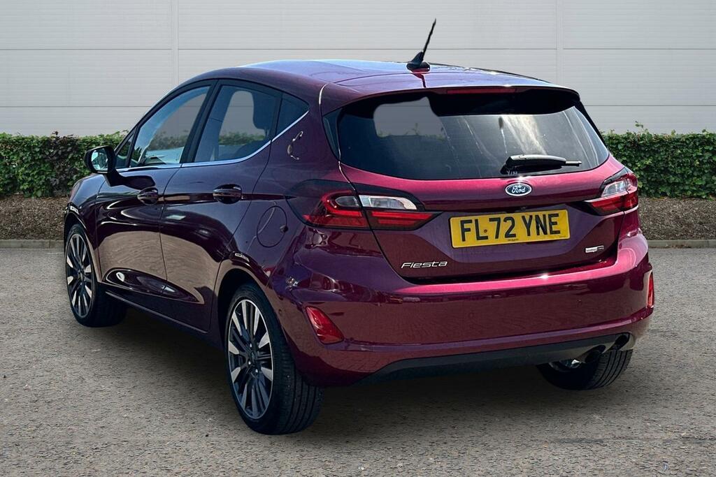 Ford Fiesta 1.0 Ecoboost Hbd Mhev 125 Titanium Vignal FL72YNE Red #2