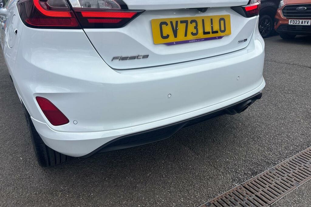 Ford Fiesta 1.0 Ecoboost Hybrid Mhev 125 St-line X CV73LLO White #5