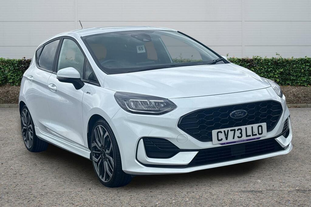 Ford Fiesta 1.0 Ecoboost Hybrid Mhev 125 St-line X White