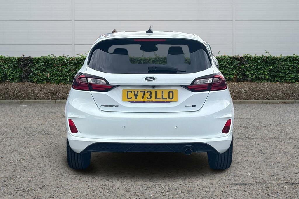 Ford Fiesta 1.0 Ecoboost Hybrid Mhev 125 St-line X CV73LLO White #4