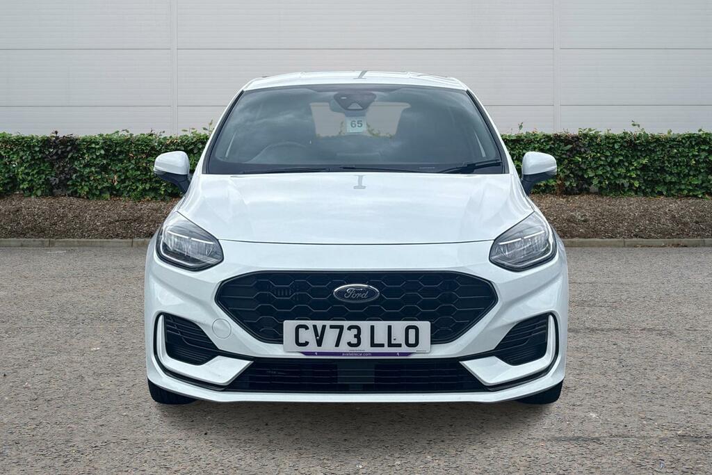 Ford Fiesta 1.0 Ecoboost Hybrid Mhev 125 St-line X CV73LLO White #2