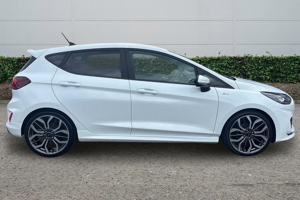 Ford Fiesta 1.0 Ecoboost Hybrid Mhev 125 St-line X CV73LLO White #6