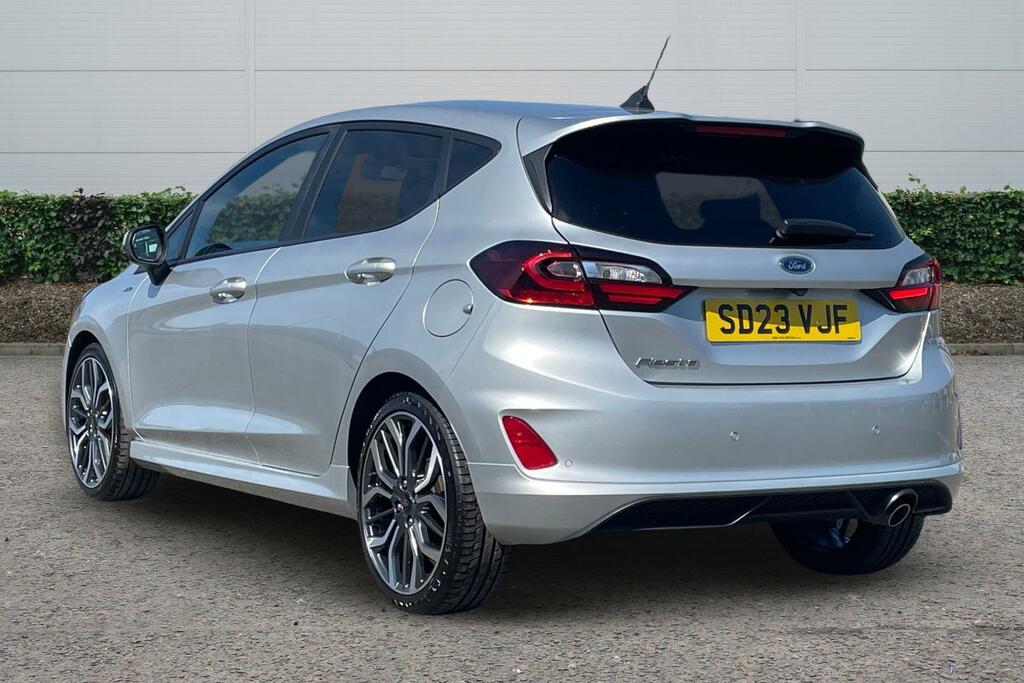 Ford Fiesta 1.0 Ecoboost St-line X SD23VJF Silver #2