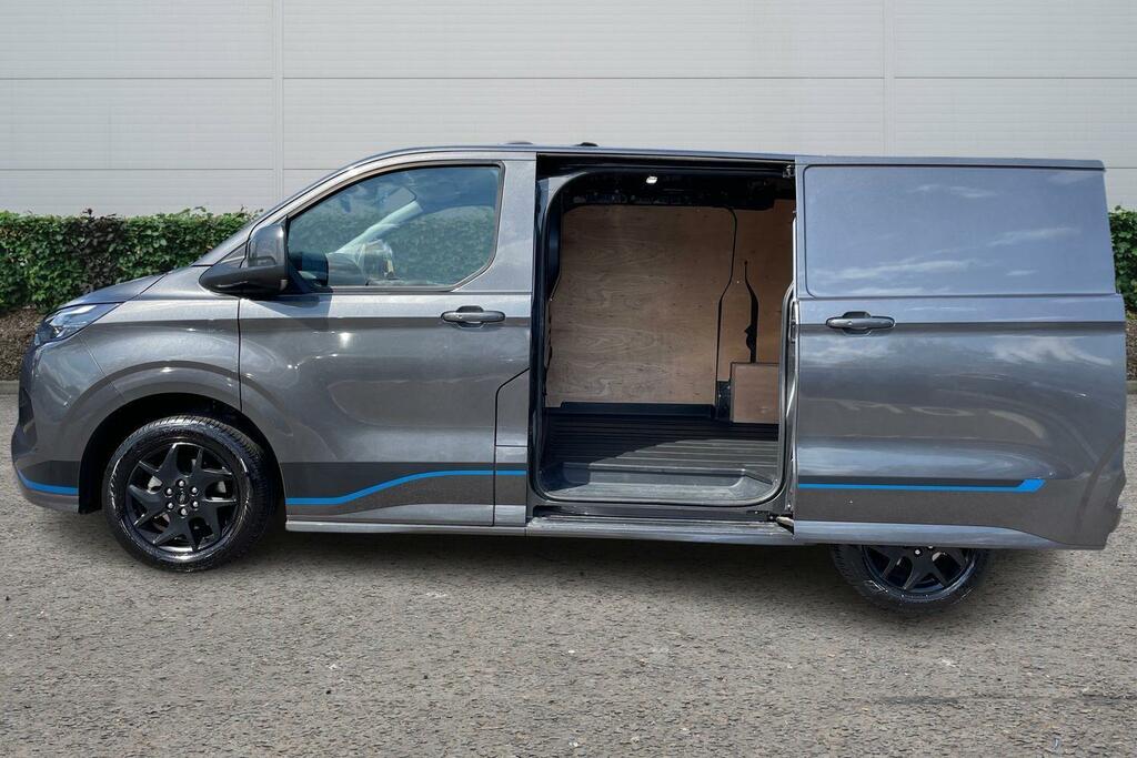 Ford Transit Custom 160Kw 65Kwh H1 Van Sport LY75NLZ Grey #3