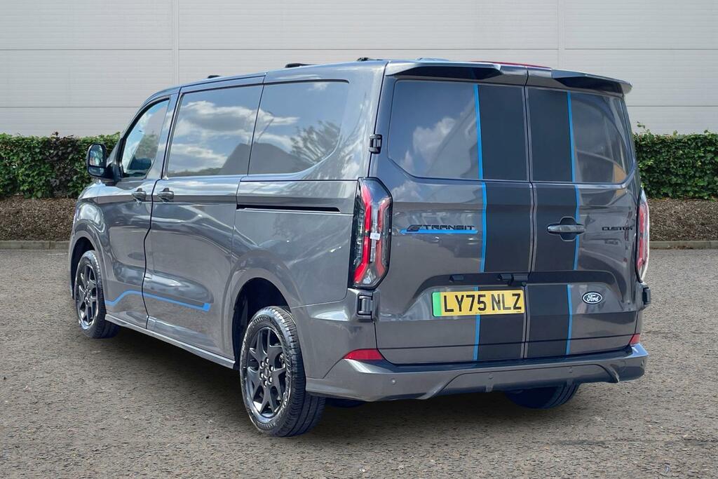 Ford Transit Custom 160Kw 65Kwh H1 Van Sport LY75NLZ Grey #2