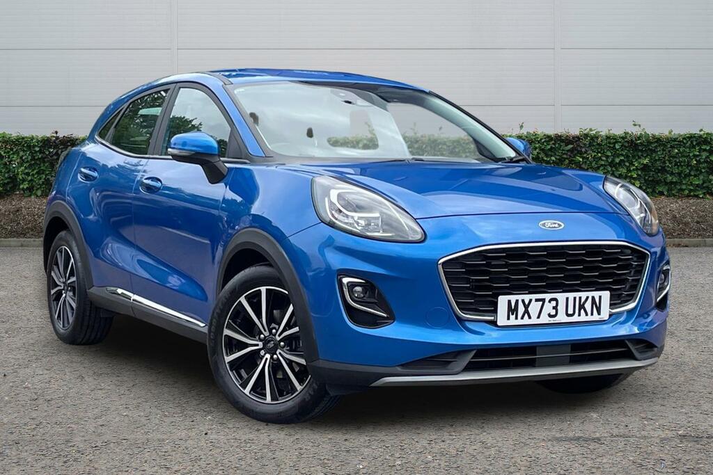 Ford Puma 1.0 Ecoboost Hybrid Mhev Titanium MX73UKN Blue