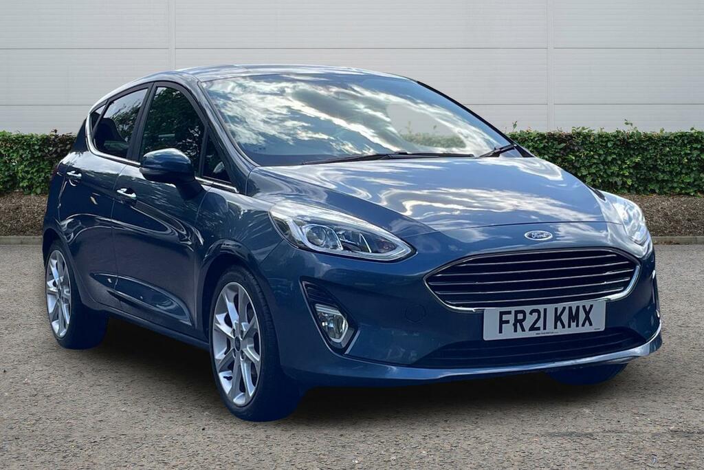 Ford Fiesta 1.0 Ecoboost Hybrid Mhev 125 Titanium X Blue