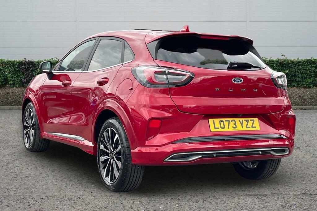 Ford Puma 1.0 Ecoboost Hybr Mhev 155 St-line Vignale Dct LO73YZZ Red #2