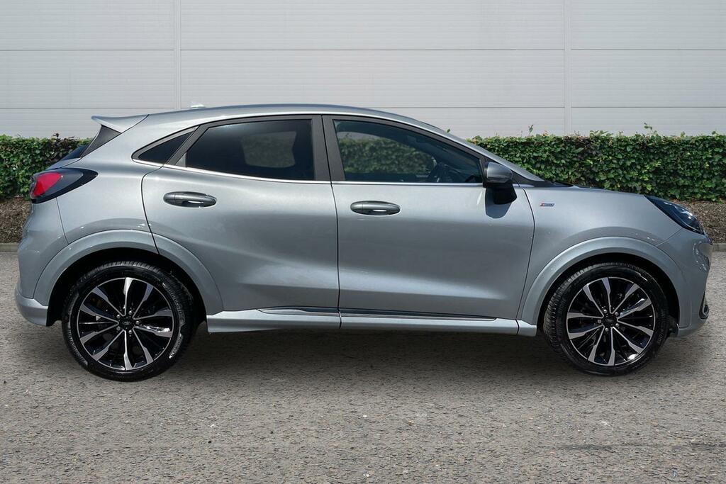 Ford Puma 1.0 Ecoboost Hybr Mhev 155 St-line Vignale Dct YP23OKB Silver #3