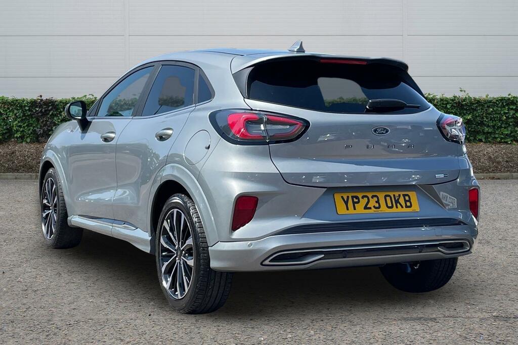 Ford Puma 1.0 Ecoboost Hybr Mhev 155 St-line Vignale Dct YP23OKB Silver #2