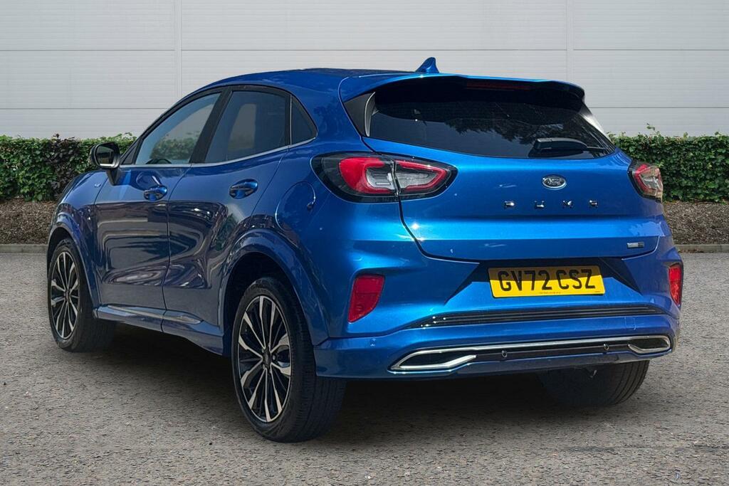 Ford Puma 1.0 Ecoboost Hybrid Mhev 155 St-line Vignale GV72CSZ Blue #2