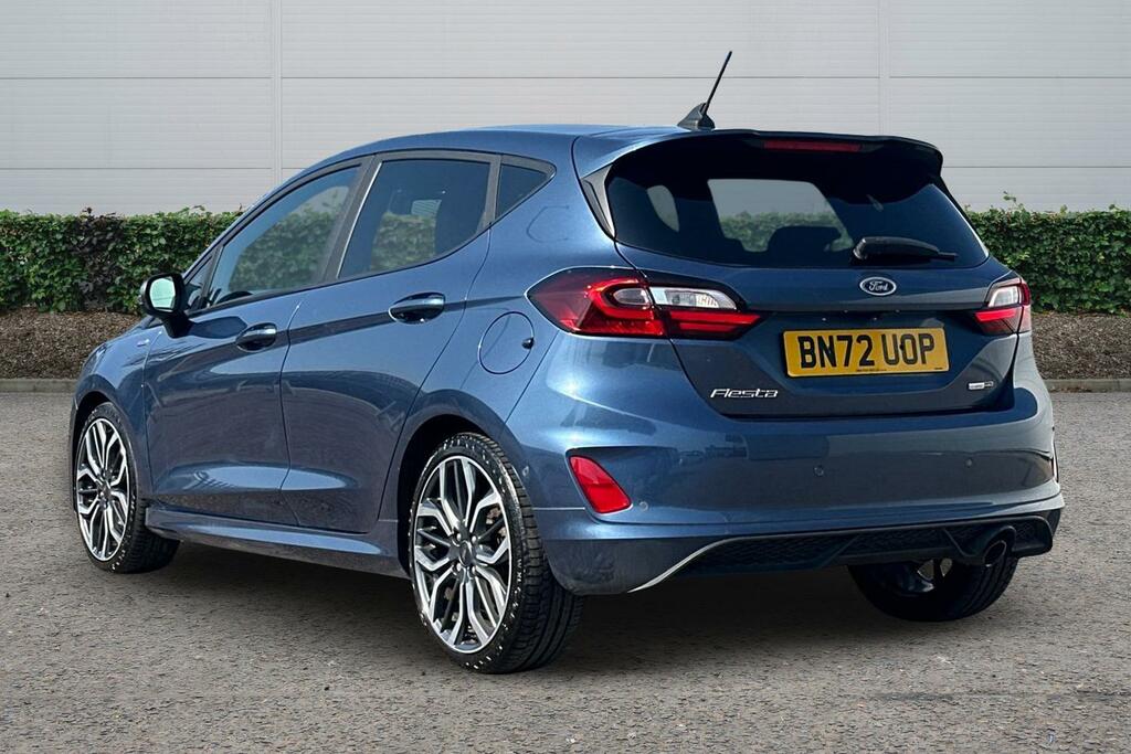 Ford Fiesta 1.0 Ecoboost Hybrid Mhev 155 St-line Vignale BN72UOP Blue #2