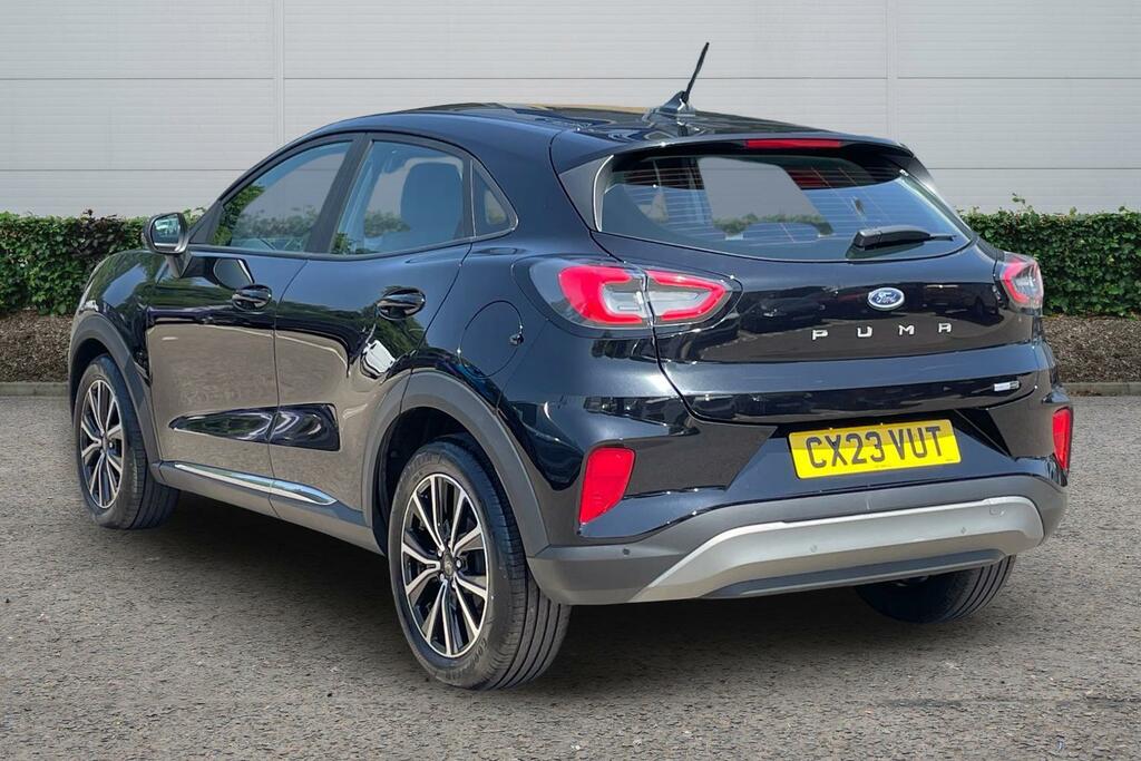 Ford Puma 1.0 Ecoboost Hybrid Mhev 155 Titanium CX23VUT Black #2