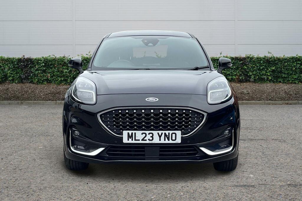 Ford Puma 1.0 Ecoboost Hybrid Mhev 155 St-line Vignale ML23YNO Black #4