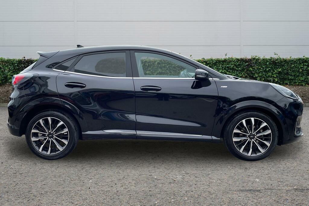 Ford Puma 1.0 Ecoboost Hybrid Mhev 155 St-line Vignale ML23YNO Black #3
