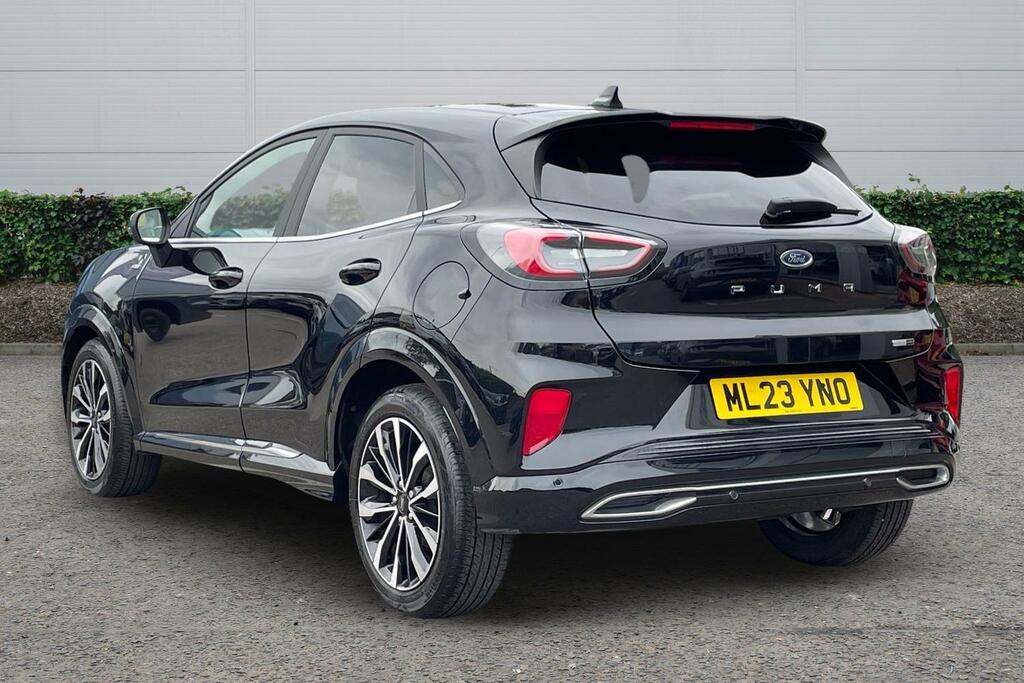 Ford Puma 1.0 Ecoboost Hybrid Mhev 155 St-line Vignale ML23YNO Black #2