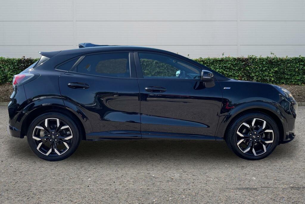 Ford Puma 1.0 Ecoboost Hybrid Mhev 155 St-line X YH23UCJ Black #3