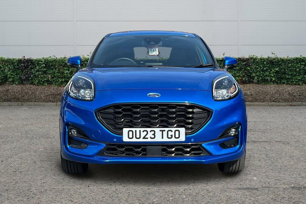 Ford Puma 1.0 Ecoboost Hybrid Mhev St-line X OU23TGO Blue #4