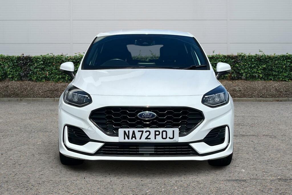 Ford Fiesta 1.0 Ecoboost Hybrid Mhev 125 St-line X NA72POJ White #4