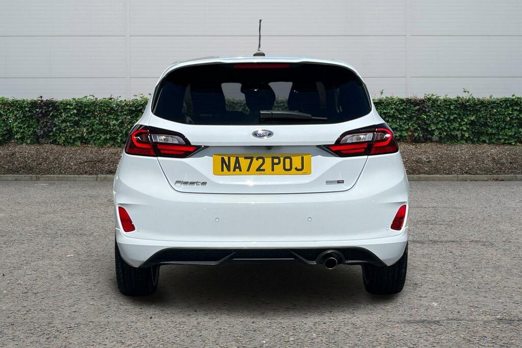 Ford Fiesta 1.0 Ecoboost Hybrid Mhev 125 St-line X NA72POJ White #5