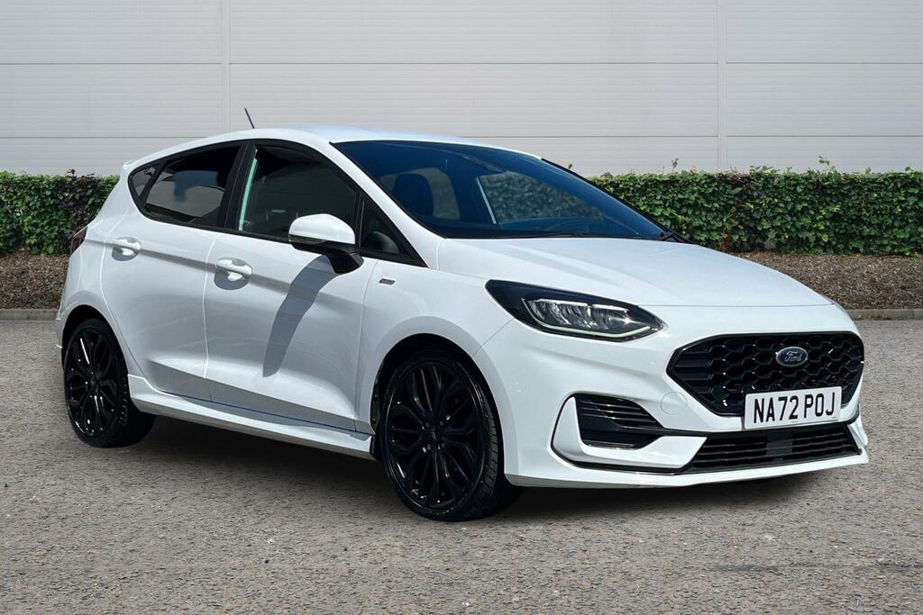 Ford Fiesta 1.0 Ecoboost Hybrid Mhev 125 St-line X White