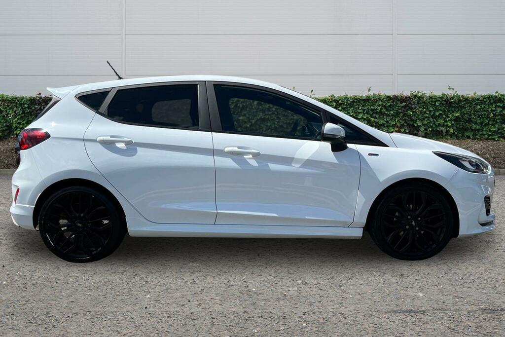 Ford Fiesta 1.0 Ecoboost Hybrid Mhev 125 St-line X NA72POJ White #3