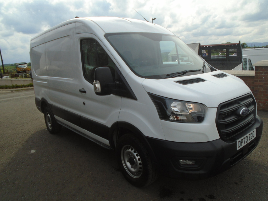 Ford Transit Custom 350 Mwb Mr 130Hp Rwd White