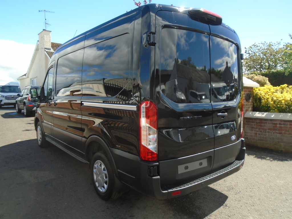 Ford Transit Custom 310 Mwb Mr 130Hp Trend. Black #4