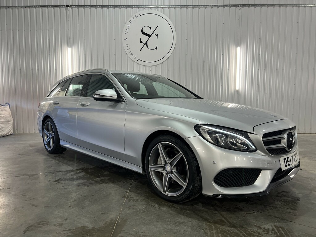 Mercedes-Benz C Class Estate 1.6 C200d Amg Line 2017 Silver