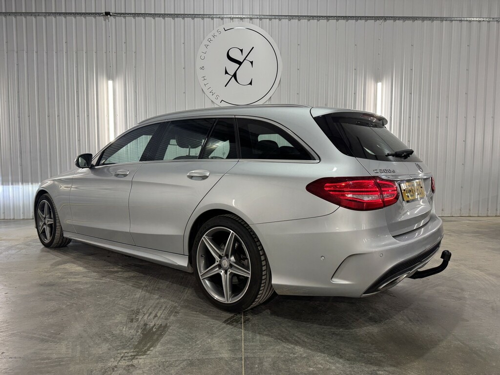 Mercedes-Benz C Class Estate 1.6 C200d Amg Line 2017 DE17ECT Silver #4