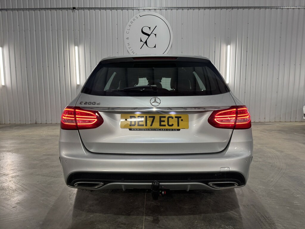 Mercedes-Benz C Class Estate 1.6 C200d Amg Line 2017 DE17ECT Silver #3