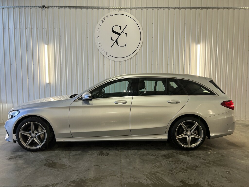 Mercedes-Benz C Class Estate 1.6 C200d Amg Line 2017 DE17ECT Silver #5
