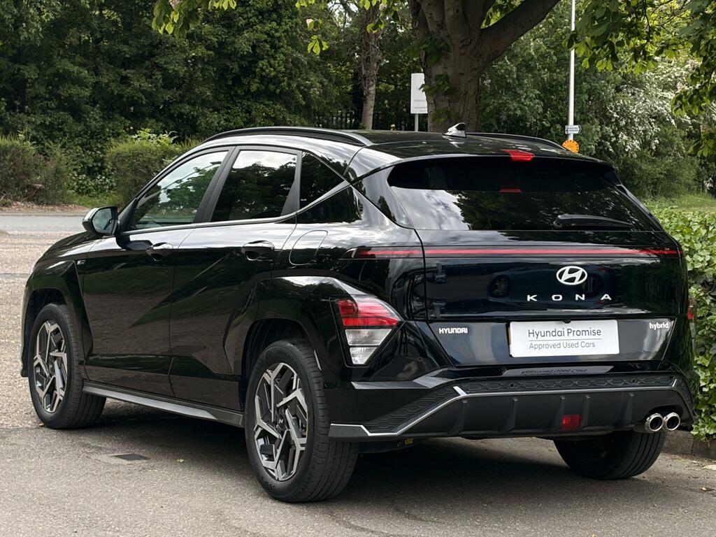 Hyundai Kona 1.6 H-gdi N Line Dct Euro 6 Ss EJ25MWL Black #3