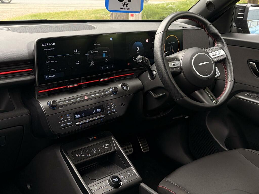 Hyundai Kona 1.6 H-gdi N Line Dct Euro 6 Ss EJ25MWL Black #2