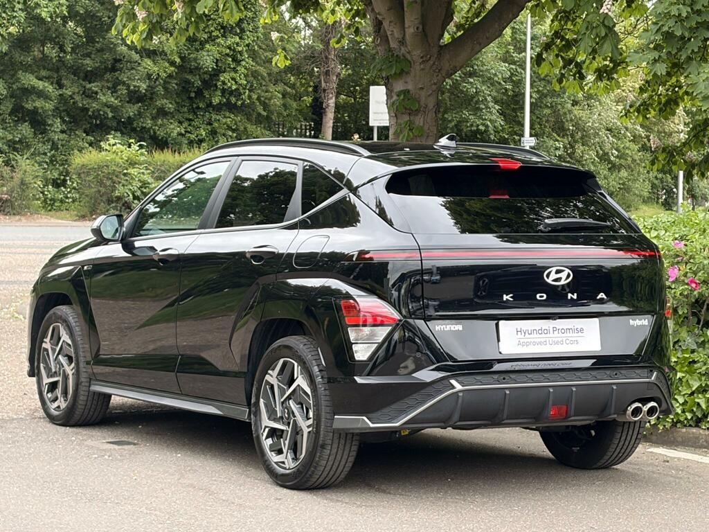 Hyundai Kona 1.6 H-gdi N Line Dct Euro 6 Ss NV75EGD Black #3