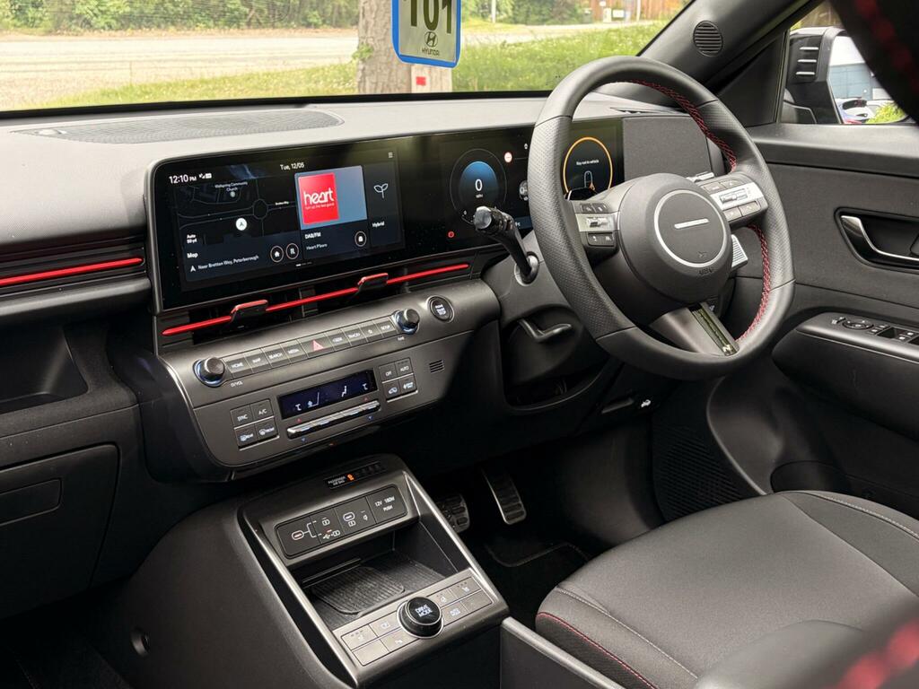 Hyundai Kona 1.6 H-gdi N Line Dct Euro 6 Ss NV75EGD Black #2