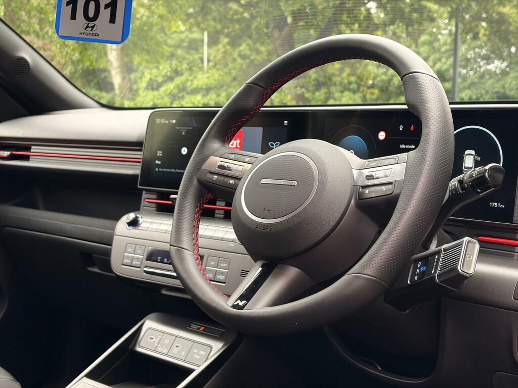 Hyundai Kona 1.6 H-gdi N Line Dct Euro 6 Ss NV75EGD Black #6